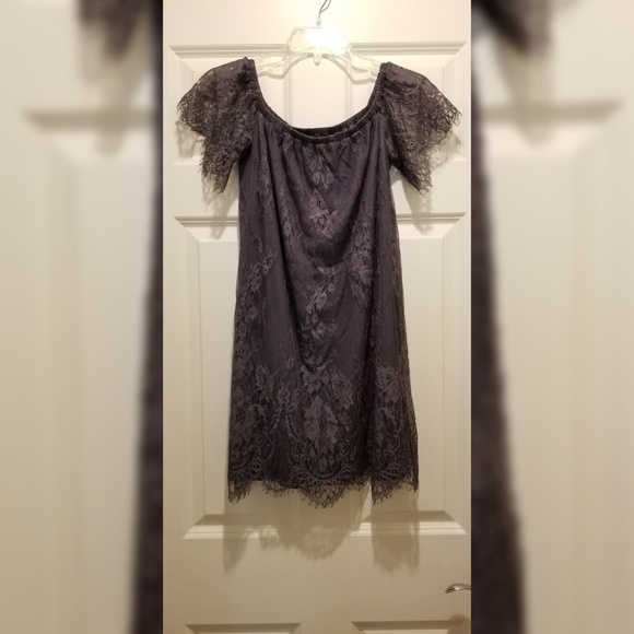 NWT American Eagle Lace Off-the-Shoulder Dress - Picture 4 of 4